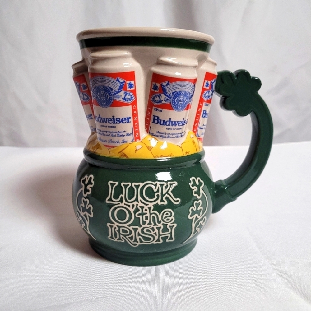 1993 Anheuser Busch Budweiser Luck O' The Irish St.Patrick's Day Stein